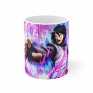 Fierce Sasuke Uchiha Sharingan Rinnegan Ceramic Coffee Mug