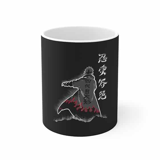 Fourth Hokage Minato Namikaze Monochrome Art Ceramic Mug