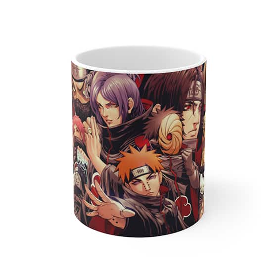 Full Force Akatsuki Members Artwork Dope Ceramic Coffee Mug