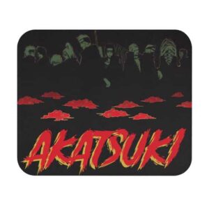 Full Roster Akatsuki Members Red Cloud Dope Mouse Pad