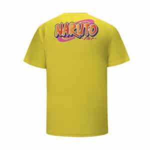 Funny Naruto Characters Chibi Art Yellow Kids T-Shirt