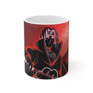 Itachi Uchiha Genjutsu Art Style Badass Ceramic Coffee Mug