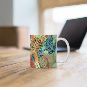 Lovely Naruto Hanging Out With Tailed Beasts Art Coffee Mug