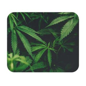 Marijuana Hemp Plant 420 Green Fantastic Mouse Pad