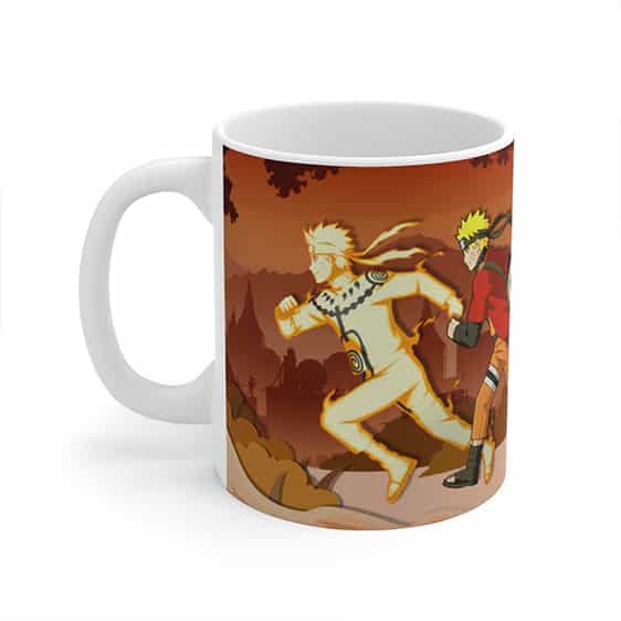 Naruto Uzumaki Young To Adult Journey Art Awesome Coffee Mug