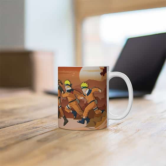 Naruto Uzumaki Young To Adult Journey Art Awesome Coffee Mug