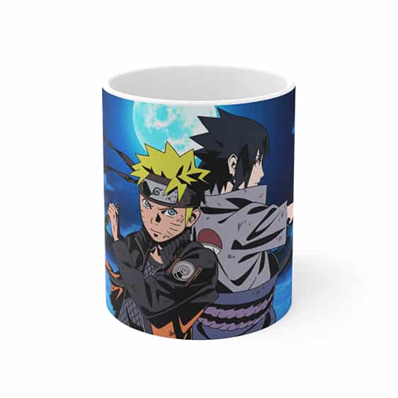Naruto Uzumaki and Sasuke Uchiha Classic Art Ceramic Mug