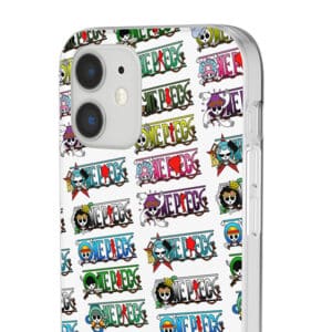 One Piece Anime Logo Variants Art Awesome iPhone 12 Case