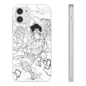 One Piece Monkey D. Luffy 4th Gear Manga Cool iPhone 12 Case