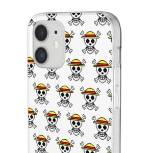 One Piece Straw Hat Pirates 8-Bit Pattern iPhone 12 Case