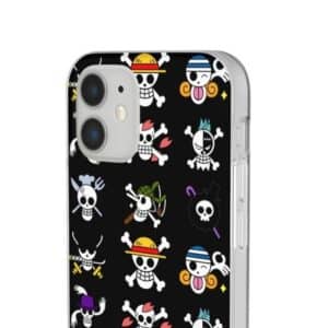 One Piece Straw Hat Pirates Jolly Roger Icons iPhone 12 Case