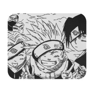 Original Team 7 Sakura Naruto And Sasuke Manga Art Mouse Pad