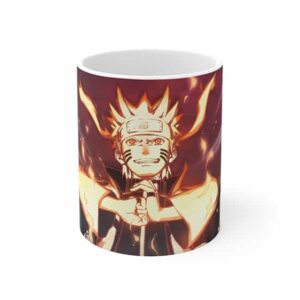Powerful Team 7 Naruto Sakura Sasuke Artwork Ceramic Mug