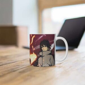 Powerful Team 7 Naruto Sakura Sasuke Artwork Ceramic Mug