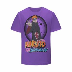 Yahiko Pain Rinnegan Naruto Shippuden Purple Kids Tee