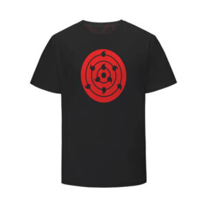 All Copy Wheel Eye Sharingan Dojutsu Black Kids T-Shirt