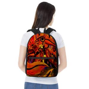 Badass Naruto & Monster Fox Kurama Painting Backpack Bag