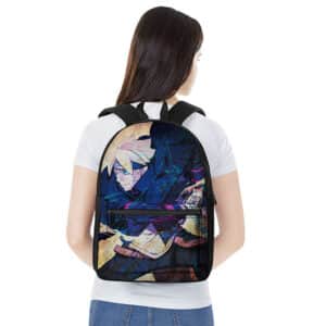 Cool Boruto Uzumaki Battle Pose Vintage Look Art Backpack