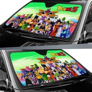Dragon Ball Characters With Ginyu Forces Windshield Sun Shade