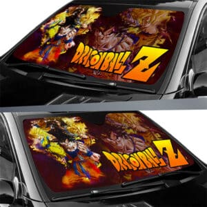 Dragon Ball Z Goku Super Saiyan Design Car Sun Shield