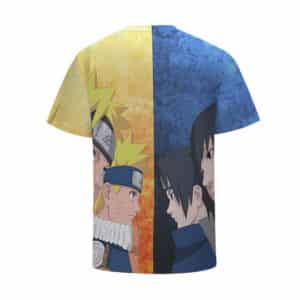 Epic Sasuke Uchiha And Naruto Uzumaki Face-Off Kids Tee