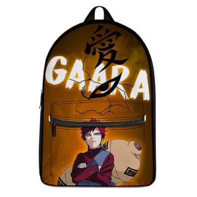 Gaara of the Sand Eye & Forehead Kanji Art Backpack Bag - Saiyan Stuff