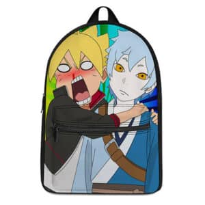Goofy Boruto Uzumaki & Mitsuki Art Funny Naruto Backpack