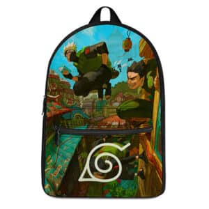 Leaf Village Kakashi & Might Guy Painting Awesome Backpack