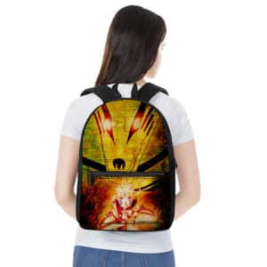 Naruto Uzumaki & Nine-Tailed Fox Kurama Art Badass Backpack