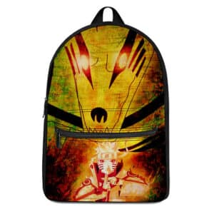 Naruto Uzumaki & Nine-Tailed Fox Kurama Art Badass Backpack