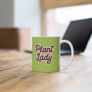 Plant Lady Lovely 420 Weed Art Design Ceramic Coffee Mug