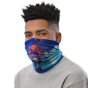 Playful Young Ace Sabo And Luffy Beach Front Neck Gaiter