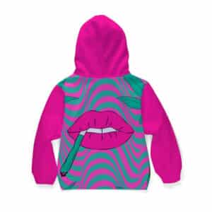 Psychedelic Chill Weed Smoking Art Dope Children Hoodie