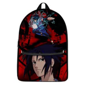 Rogue Ninja Uchiha Sasuke Artwork Badass Knapsack Bag
