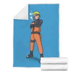 Smoking Naruto High On Weed Parody 420 Throw Blanket