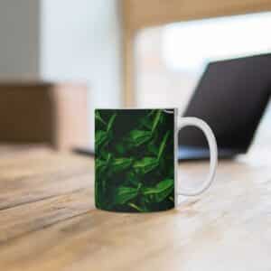 Weed Be Cute Together 420 Marijuana Leaves Art Coffee Mug