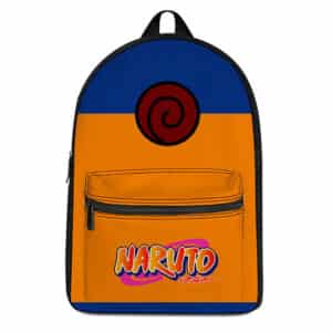 Young Genin Ninja Naruto Uzumaki Costume Design Backpack Bag