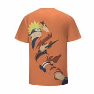 Young Naruto Kunai And Shuriken Fight Stance Kids T-Shirt