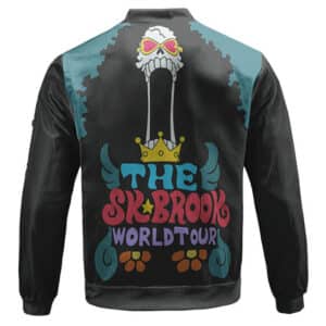 Brook The Soul King World Tour Design Black Bomber Jacket
