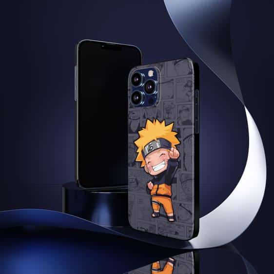 Chibi Naruto Manga Clip Art Background iPhone 13 Cover