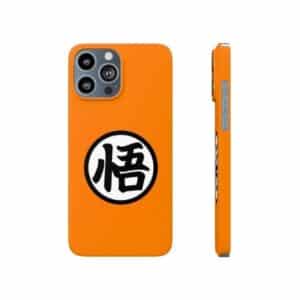 Dragon Ball Z Goku Wisdom Kanji Logo Orange iPhone 13 Case