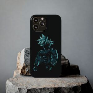 Dragon Ball Z Powerful Goku Blue Portrait iPhone 13 Case