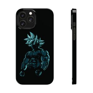 Dragon Ball Z Powerful Goku Blue Portrait iPhone 13 Case