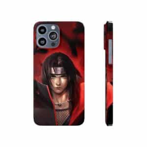 Itachi Uchiha Realistic Fan Art Red Black iPhone 13 Cover