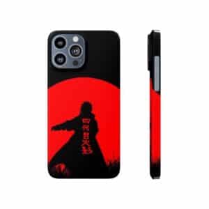 Minato Yondaime Hokage Silhouette iPhone 13 Fitted Cover
