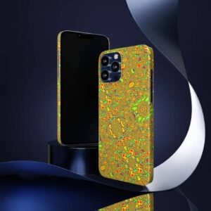 Psychedelic Liquid Pattern Dope 420 Weed iPhone 13 Case