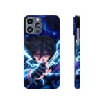 Sasuke Uchiha Sharingan Lightning Jutsu iPhone 13 Case