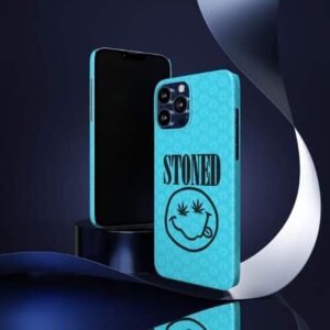 Stoned Smiley Face Marijuana Weed Eyes iPhone 13 Cover