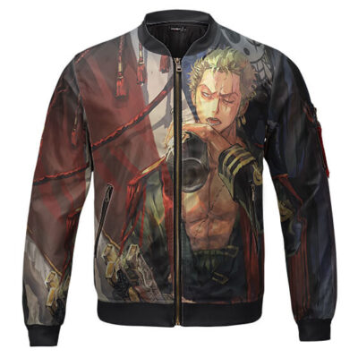 Straw Hat Roronoa Zoro And Sanji Dope Art Bomber Jacket