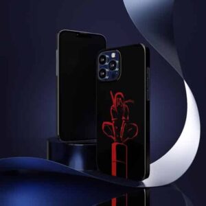 Uchiha Itachi Red Silhouette Black iPhone 13 Cover